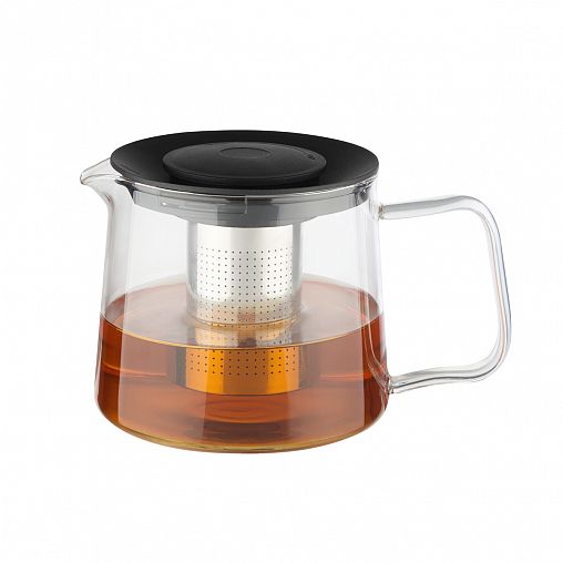 Чайник заварочный Mallony Skandi, стеклянный, с фильтром, 0,6 л фото