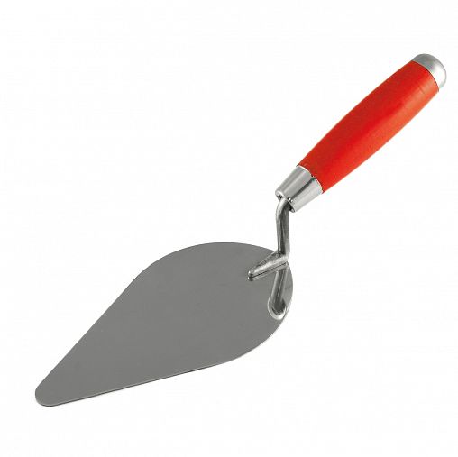 Кельма Кедр Овал, нержавеющая сталь, деревянная ручка, 160 мм фото