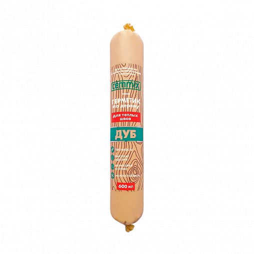 Акриловый герметик для дерева теплый шов Cemmix, 600 мл, дуб фото