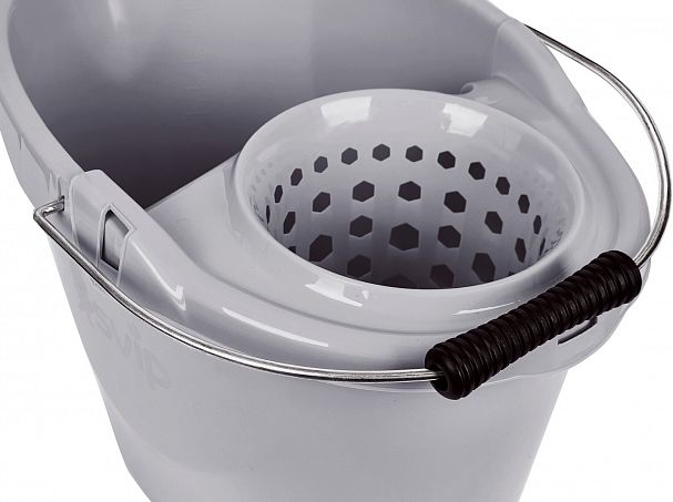 Ведро Моп с отжимом Spin&Clean Vogue, 12 л, серебро фото