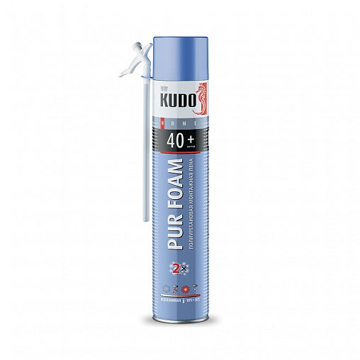 Бытовая монтажная пена Kudo Home 40+, всесезонная, 1000 мл фото