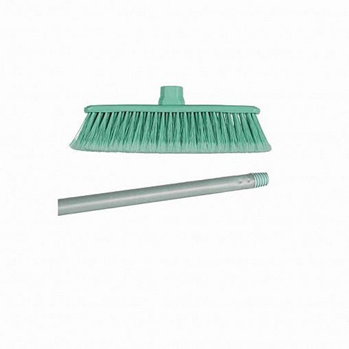 Щетка для пола Fapil Ocean, с черенком 120 см, голубая фото