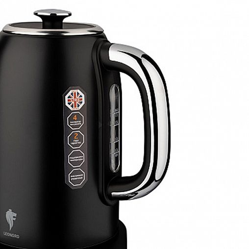 Чайник электрический Leonord LE- 1509, 1,7 л, черный фото