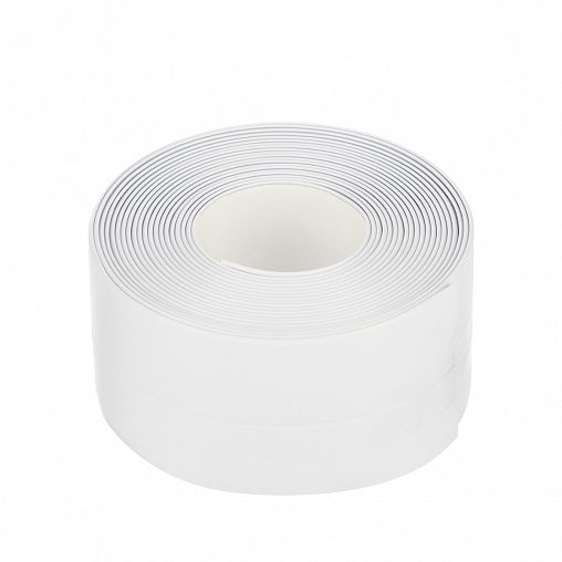 Самоклеящаяся бордюрная лента для ванн Park, 38 мм x 3,2 м, белая фото