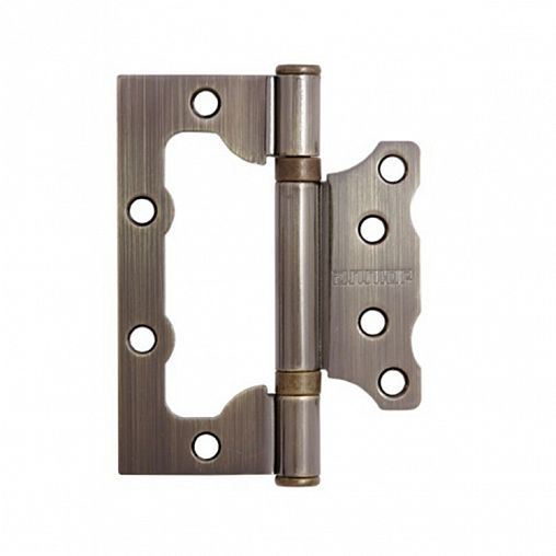 Петля накладная универсальная Аллюр 2BB AB, 100 x 75 x 2,5 мм, бронза, 2шт фото