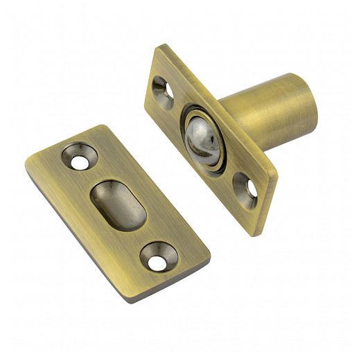 Защелка шариковая Нора-М ЗШ2, старая бронза фото