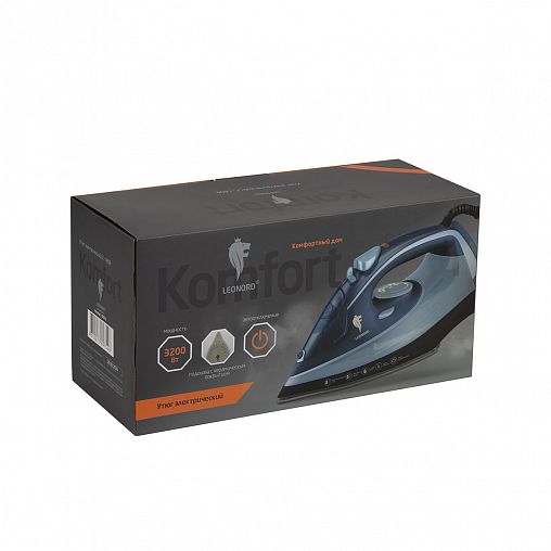 Утюг Leonord LE-1808, 3200 Вт, подошва керамическая, синий фото