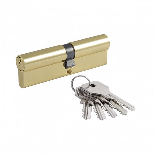 Цилиндровый механизм Нора-М STD Z Л-100 (50-50), ключ/ключ, золото фото