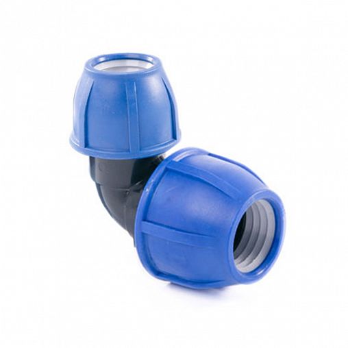 Отвод компрессионный для ПНД труб Lammin, 25 x 20 мм фото