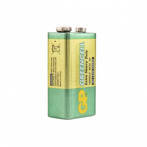 Батарейка GP Greencell 1604G-B, типоразмер Крона, 1 шт фото