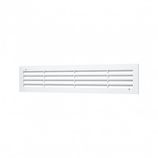 Переточная вентиляционная решетка Era 4409ДП, пластик, 450 x 91 мм, белая фото