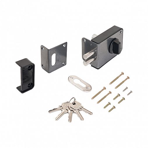 Замок накладной Аллюр ЗН1-2 А, 5 ключей фото