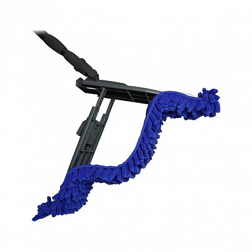 Швабра Spin&Clean Rock'n'Roll МОП, с насадкой Chenille, с телескопической ручкой, микс фото