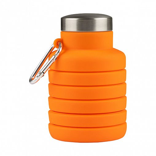 Бутылка для воды складная Leonord, силиконовая, 500 мл фото Бутылка для воды складная Leonord, силиконовая, 500 мл фото