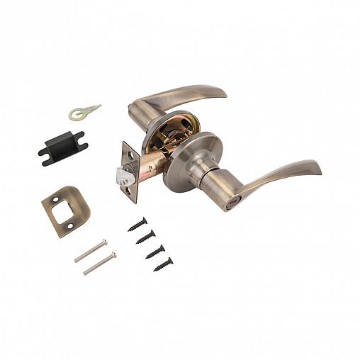 Ручка-защелка Стандарт 8901 BK AC, фиксатор, медь фото