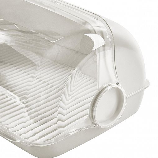 Хлебница Plast Team, 41,5 x 26 x 18,5 см, молочный туман фото