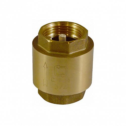 Клапан обратный СТМ латунный шток 3/4" фото