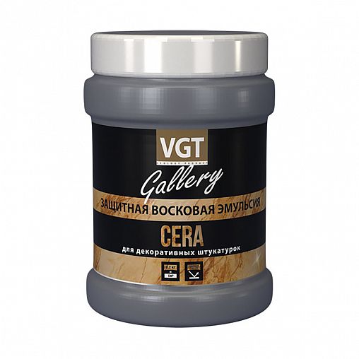 Защитная восковая эмульсия для декоративных штукатурок VGT Gallery Cera, 0,2 кг фото Защитная восковая эмульсия для декоративных штукатурок VGT Gallery Cera, 0,2 кг фото