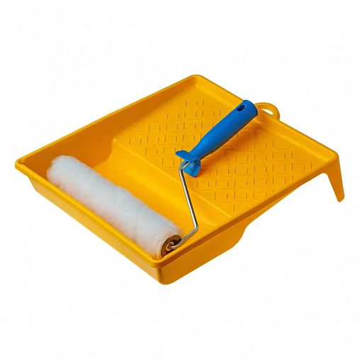 Набор малярный Акор Стандарт, валик меховой D50 x 240 мм с ванночкой фото