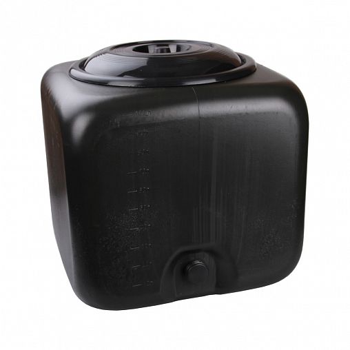 Бак для душа Альтернатива, 100 л, черный фото