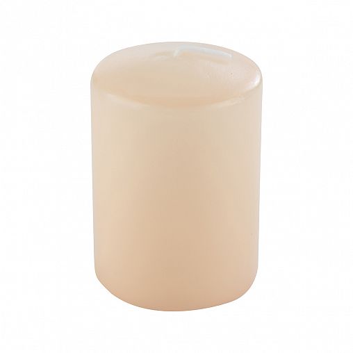 Свеча столбик Волшебная страна Deco Aroma Персик, 56 x 80 мм, бежевая фото