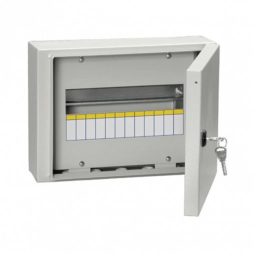 Щиток распределительный навесной IEK Titan 3 ЩРН-12, 12 модулей, IP54, металл, 240 x 330 x 120 мм фото