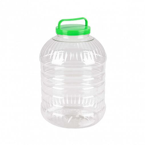 Бидон ПЭТ Альтернатива, с крышкой и ручкой, 10 л фото