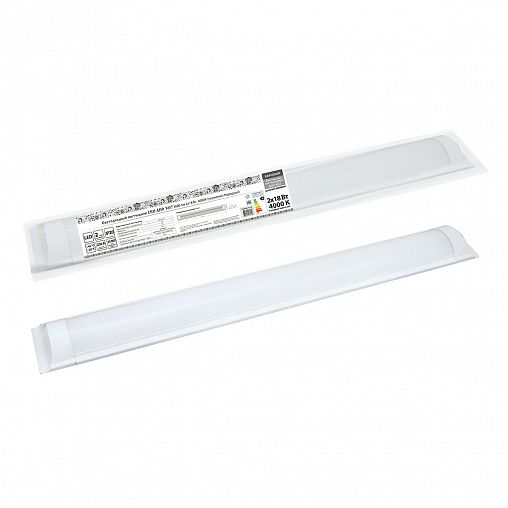 Светильник светодиодный Народный ДПО 3017, 3600 Лм, 2 x 18 Вт, 4000 К, белый фото