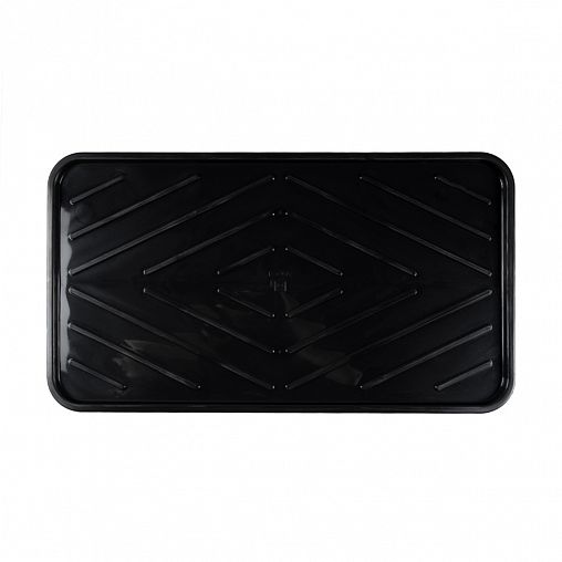 Поддон для обуви Vortex, 63,5 x 35,4 x 1,3 см, полипропилен, черный фото