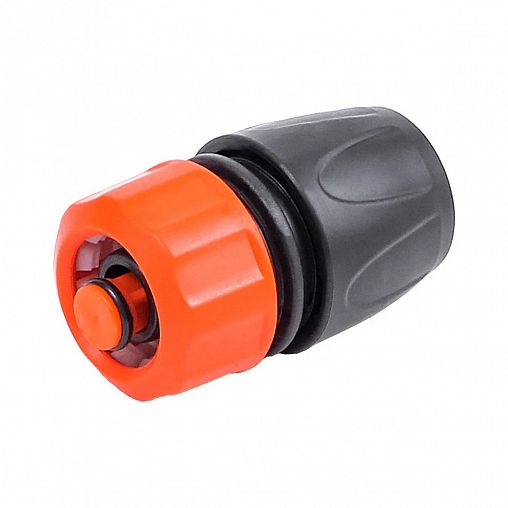 Коннектор для шлангов Жук, с аквастопом, 1/2" фото