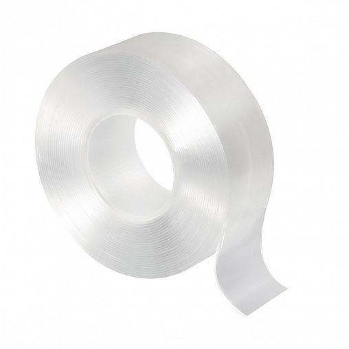 Скотч двусторонний многоразовый Park, 30 мм x 5 м, прозрачный фото