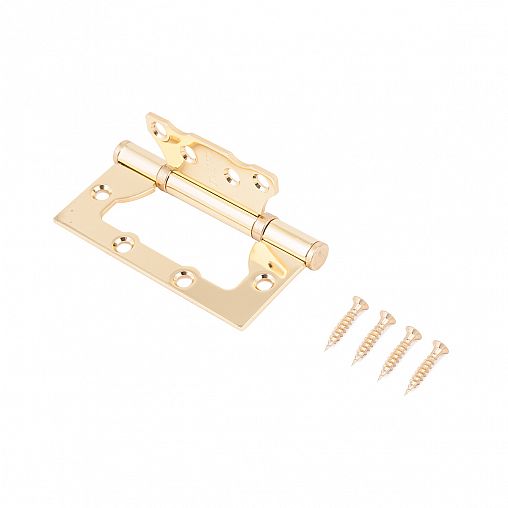 Петля накладная универсальная Стандарт 2BB BP, 100 x 75 x 2,5 мм, латунь фото