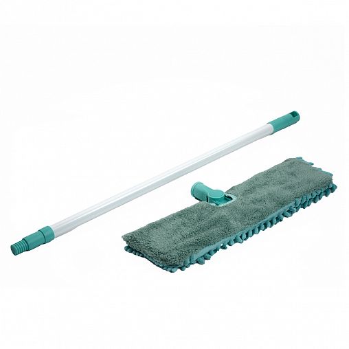Швабра для пола Doм-Doм, длинный ворс, насадка из микрофибры, с рукояткой 70 - 120 см фото