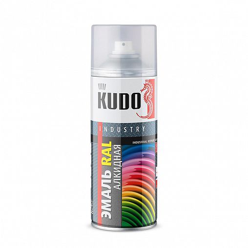 Аэрозольная алкидная краска RAL Kudo KU-01014, 520 мл, RAL 1014, золотисто-желтая фото