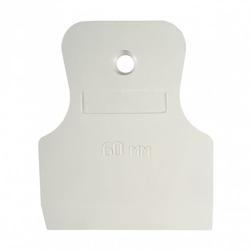 Шпатель резиновый Кедр, 60 мм, белый фото