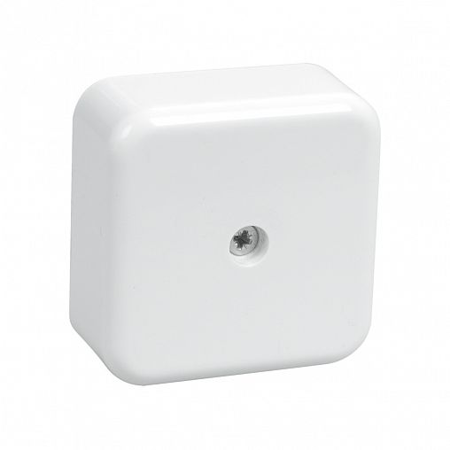 Коробка распаячная открытой установки IEK КМ41206-01, 50 x 50 x 20 мм, IP20, белая фото