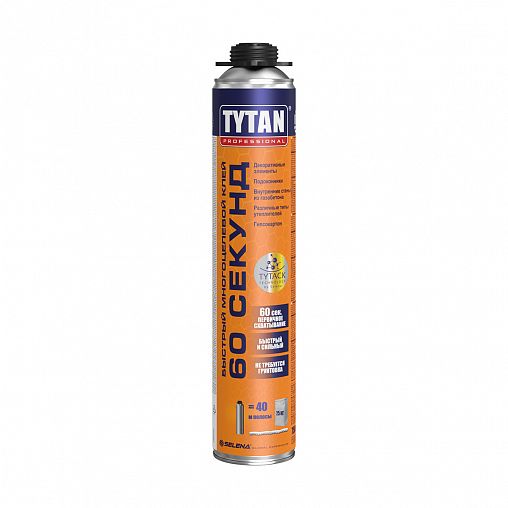 Клей-пена профессиональная универсальная Tytan Professional 60 секунд ...