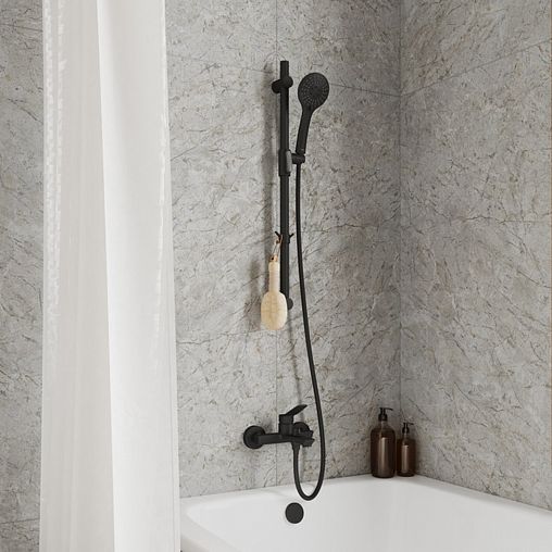 Шланг для душа Milardo Essential, 1,6 м, черный матовый фото