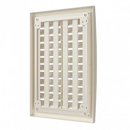 Разъемная регулируемая вентиляционная решетка Era 2030РРПН Ivory, пластиковая, 200 x 300 мм фото