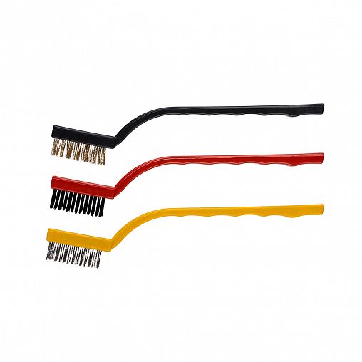 Набор щеток по металлу Park, пластиковая ручка, 3 шт фото