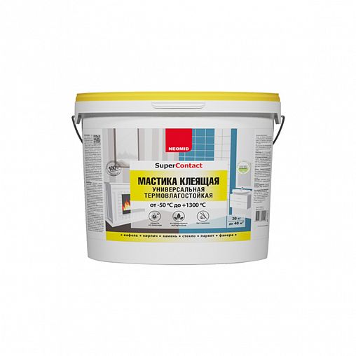 Мастика клеящая универсальная Neomid, термостойкая, 20 кг фото