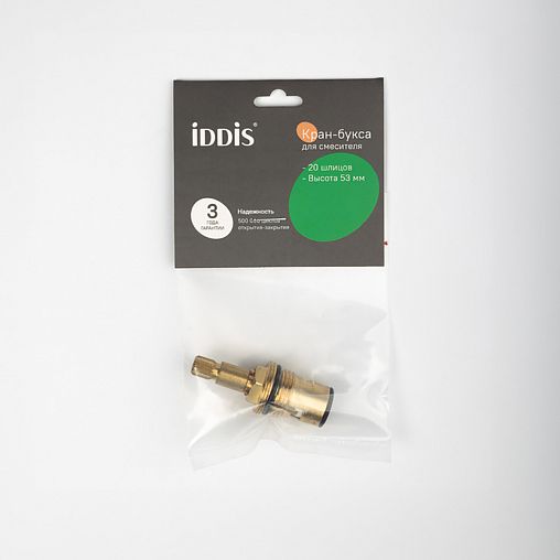 Кран-букса 1/2" IDDIS 998CR532SM, керамическая, M18 x 1,5 фото