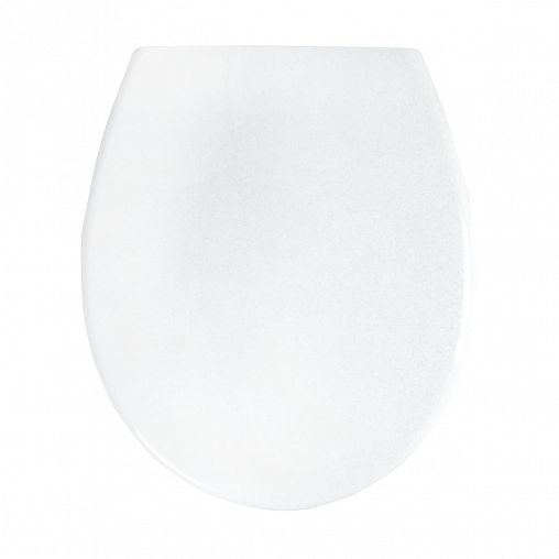 Сиденье для унитаза с большой крышкой VIRPlast Виктория, белый мрамор фото