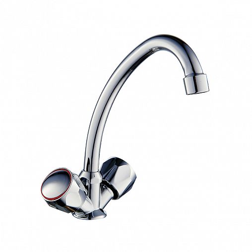 Смеситель для кухни Roegen RR021A, хром фото