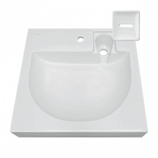 Раковина над стиральной машиной Sanita Luxe Galaxy 60 ВКС, 60 x 55 см, белая фото