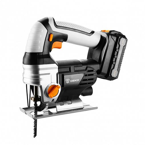 Лобзик аккумуляторный Deko DKJS20, 20 В, 2 x 2 Ач Li, ЗУ фото