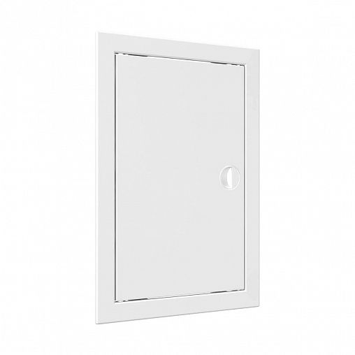 Люк-дверца ревизионная Evecs Л2030Р, ABS-пластик, с ручкой, с фланцем 196 x 296 мм, 218 x 318 мм фото