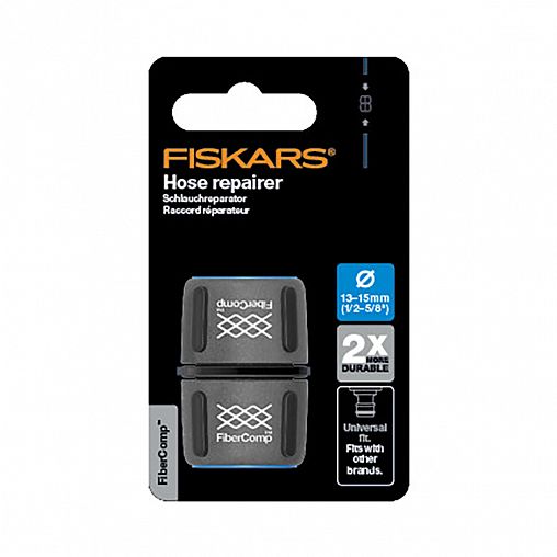 Муфта ремонтная для шлангов Fiskars FiberComp, 1/2" - 5/8" фото