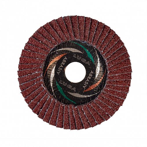 Круг лепестковый торцевой Луга - Абразив КЛТ1 P 24 (№63) 125 x 22 мм фото