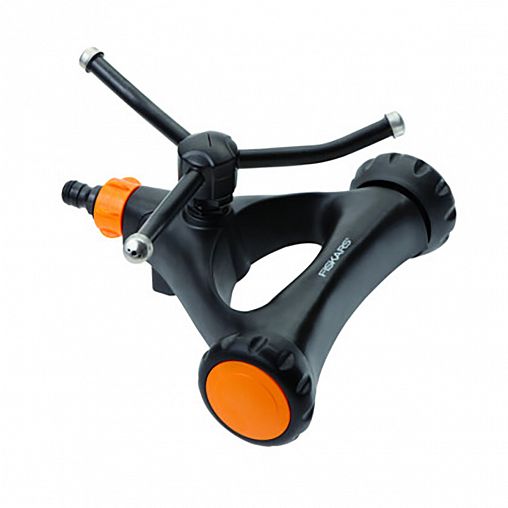 Дождеватель круговой Fiskars, на колесиках фото